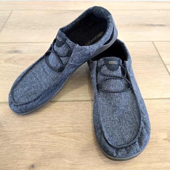 Xero Shoes Kona Barefoot Men's Size 12 Slip-on Boat Casual Loafers Grey - Picture 1 of 9